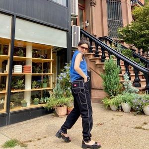 DIESEL Black Carpenter Jeans